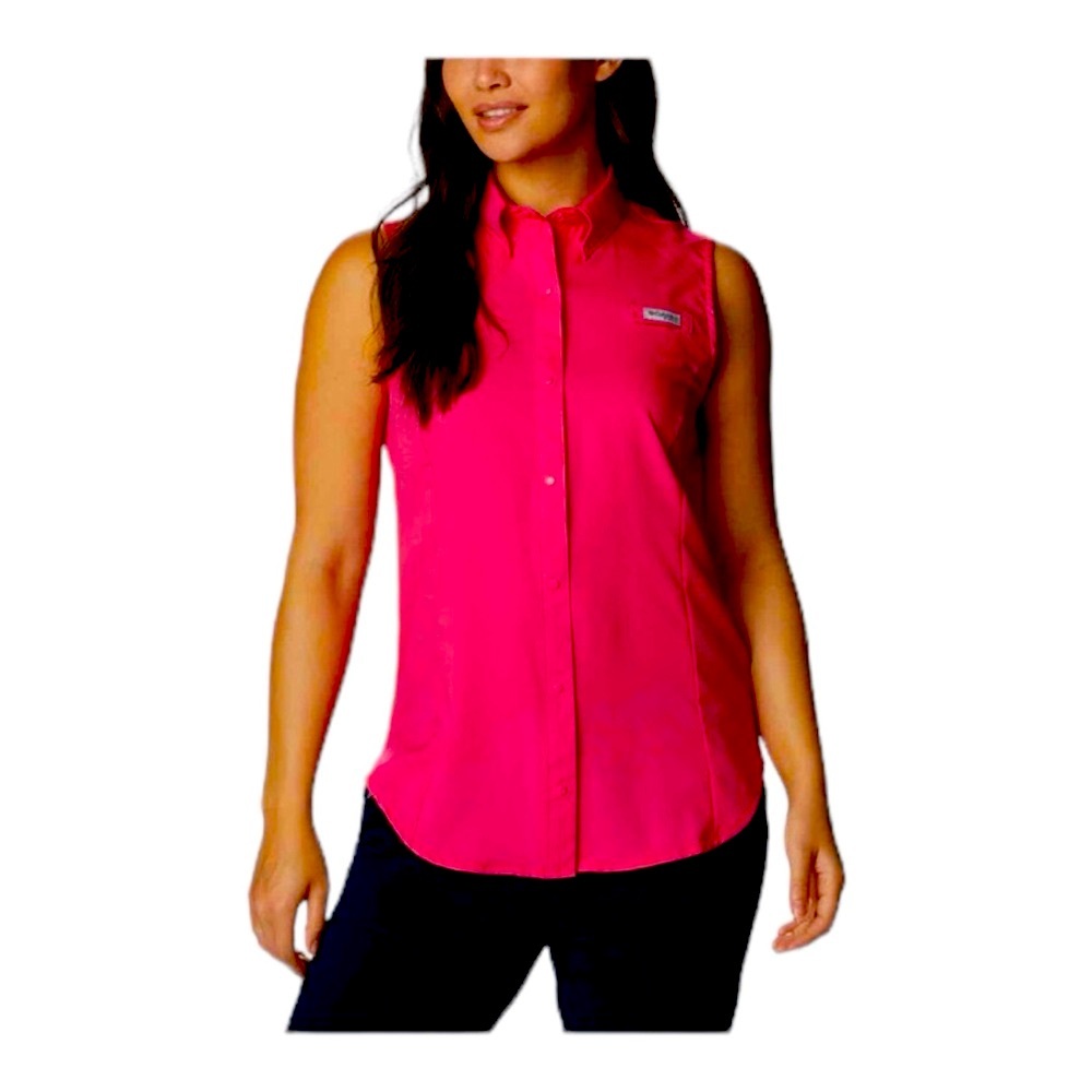 Columbia Women's Pink Sleeveless Tank Top